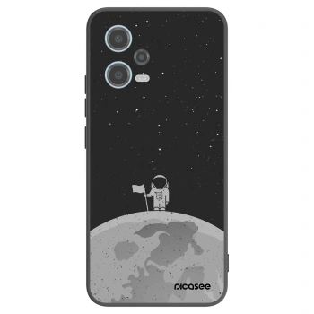 Picasee fekete szilikon tok az alábbi mobiltelefonokra Xiaomi Redmi Note 12 5G - Astronaut