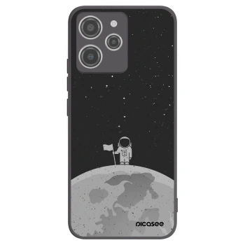 Picasee fekete szilikon tok az alábbi mobiltelefonokra Xiaomi Redmi 12 4G - Astronaut