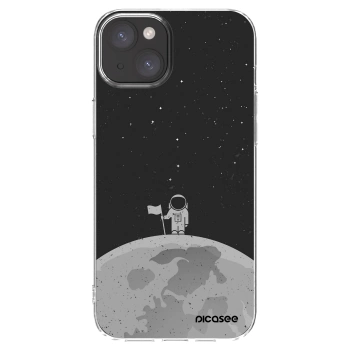 Picasee átlátszó szilikon tok az alábbi mobiltelefonokra Apple iPhone 15 Plus - Astronaut