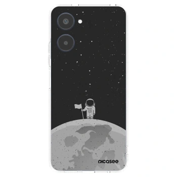 Picasee átlátszó szilikon tok az alábbi mobiltelefonokra Realme 10 4G - Astronaut