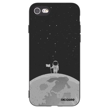 Picasee fekete szilikon tok az alábbi mobiltelefonokra Apple iPhone 7 - Astronaut