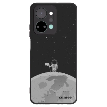 Picasee fekete szilikon tok az alábbi mobiltelefonokra Honor X7a - Astronaut