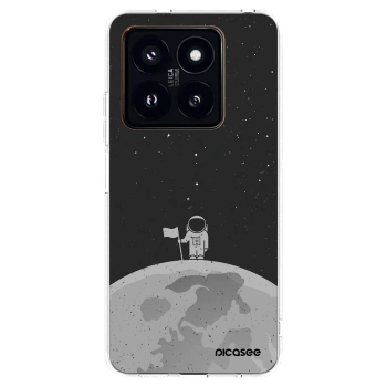 Picasee átlátszó szilikon tok az alábbi mobiltelefonokra Xiaomi 14 Pro - Astronaut