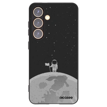 Picasee fekete szilikon tok az alábbi mobiltelefonokra Samsung Galaxy S24 S921B 5G - Astronaut