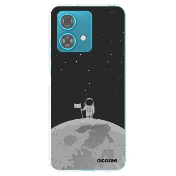 Picasee átlátszó szilikon tok az alábbi mobiltelefonokra Motorola Edge 40 Neo - Astronaut