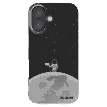 Picasee átlátszó szilikon tok az alábbi mobiltelefonokra Apple iPhone 16 - Astronaut