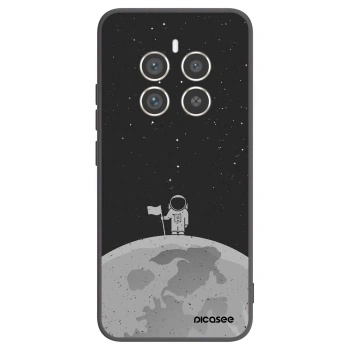 Picasee fekete szilikon tok az alábbi mobiltelefonokra Realme 12 Pro 5G - Astronaut