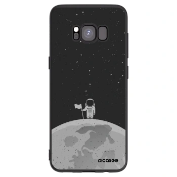 Picasee fekete szilikon tok az alábbi mobiltelefonokra Samsung Galaxy S8 G950F - Astronaut