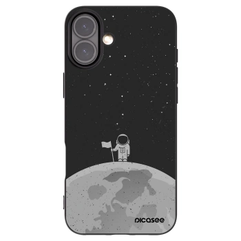 Picasee fekete szilikon tok az alábbi mobiltelefonokra Apple iPhone 16 Plus - Astronaut