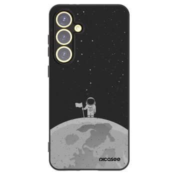 Picasee fekete szilikon tok az alábbi mobiltelefonokra Samsung Galaxy S24 FE S721B - Astronaut