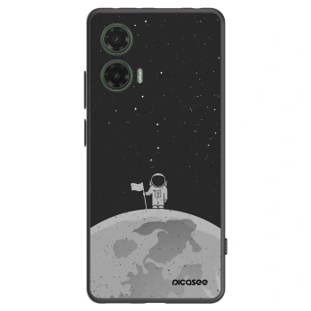 Picasee fekete szilikon tok az alábbi mobiltelefonokra Motorola Moto G35 5G - Astronaut