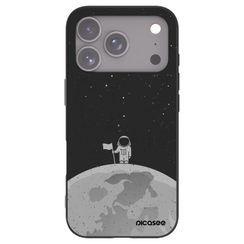 Picasee fekete szilikon tok az alábbi mobiltelefonokra Apple iPhone 17 Pro - Astronaut