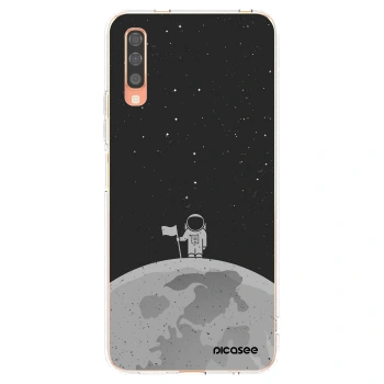 Picasee átlátszó szilikon tok az alábbi mobiltelefonokra Samsung Galaxy A70 A705F - Astronaut