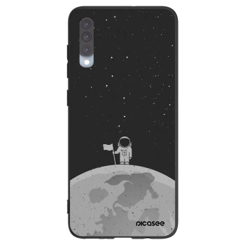 Picasee fekete szilikon tok az alábbi mobiltelefonokra Samsung Galaxy A70 A705F - Astronaut