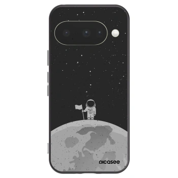 Picasee fekete szilikon tok az alábbi mobiltelefonokra Google Pixel 10 - Astronaut