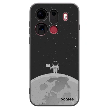 Picasee fekete szilikon tok az alábbi mobiltelefonokra OPPO Find X9 Pro - Astronaut