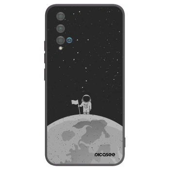 Picasee fekete szilikon tok az alábbi mobiltelefonokra Huawei Nova 5T - Astronaut