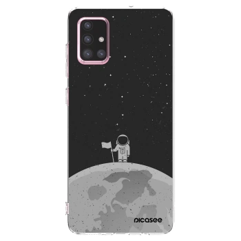 Picasee átlátszó szilikon tok az alábbi mobiltelefonokra Samsung Galaxy A71 A715F - Astronaut