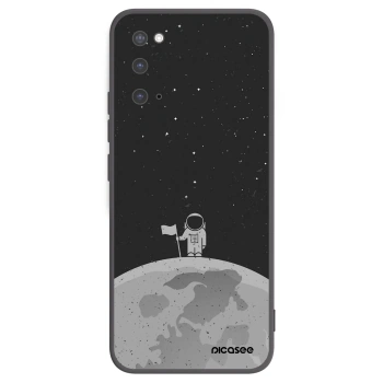 Picasee fekete szilikon tok az alábbi mobiltelefonokra Samsung Galaxy S20 G980F - Astronaut