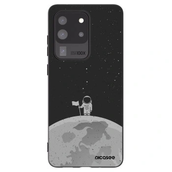 Picasee fekete szilikon tok az alábbi mobiltelefonokra Samsung Galaxy S20 Ultra 5G G988F - Astronaut