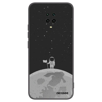 Picasee fekete szilikon tok az alábbi mobiltelefonokra Xiaomi Redmi Note 9 Pro - Astronaut