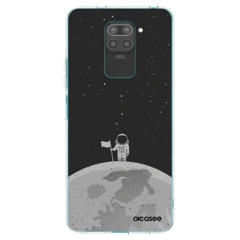 Picasee fekete szilikon tok az alábbi mobiltelefonokra Xiaomi Redmi Note 9 - Astronaut