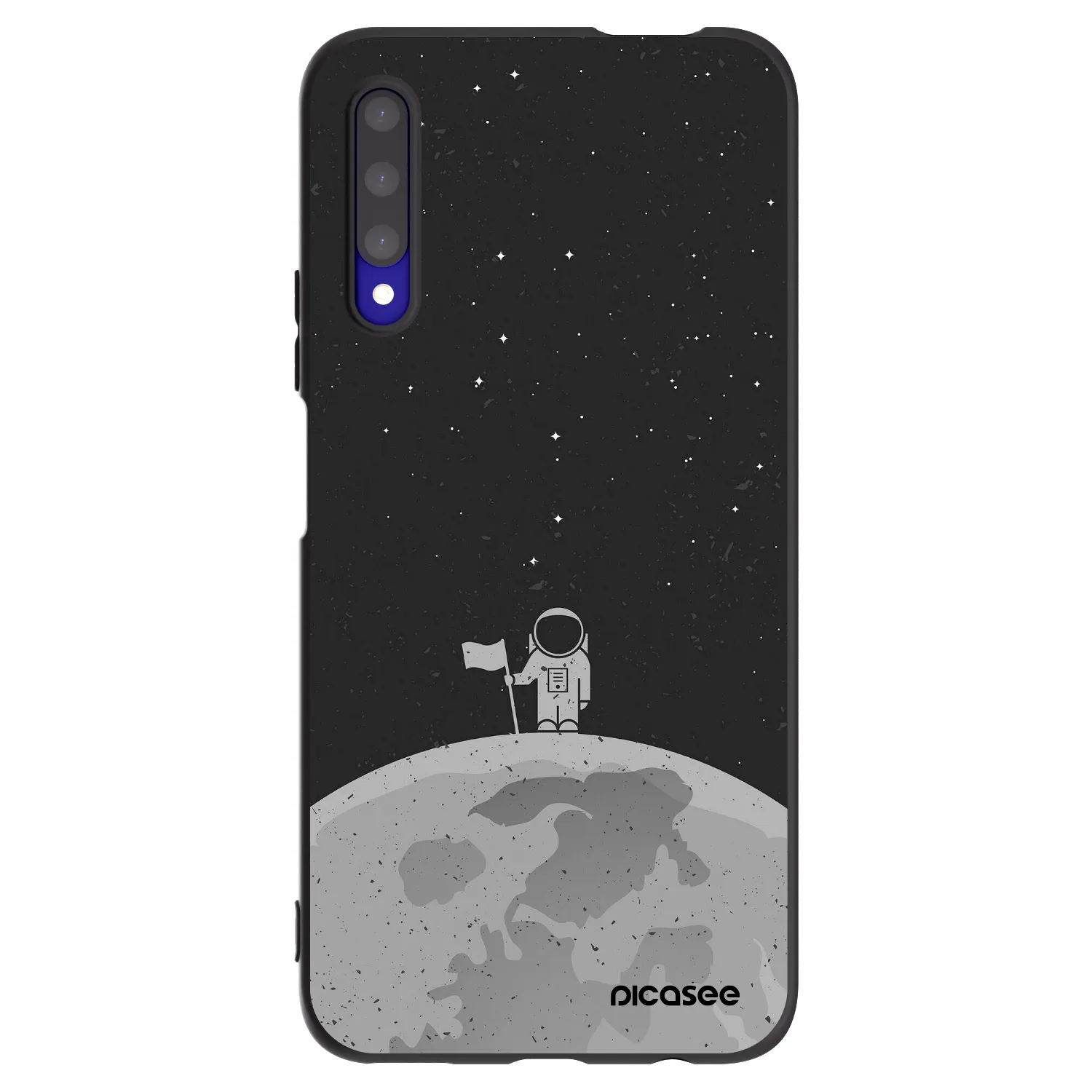 Picasee fekete szilikon tok az alábbi mobiltelefonokra Honor 9X Pro - Astronaut