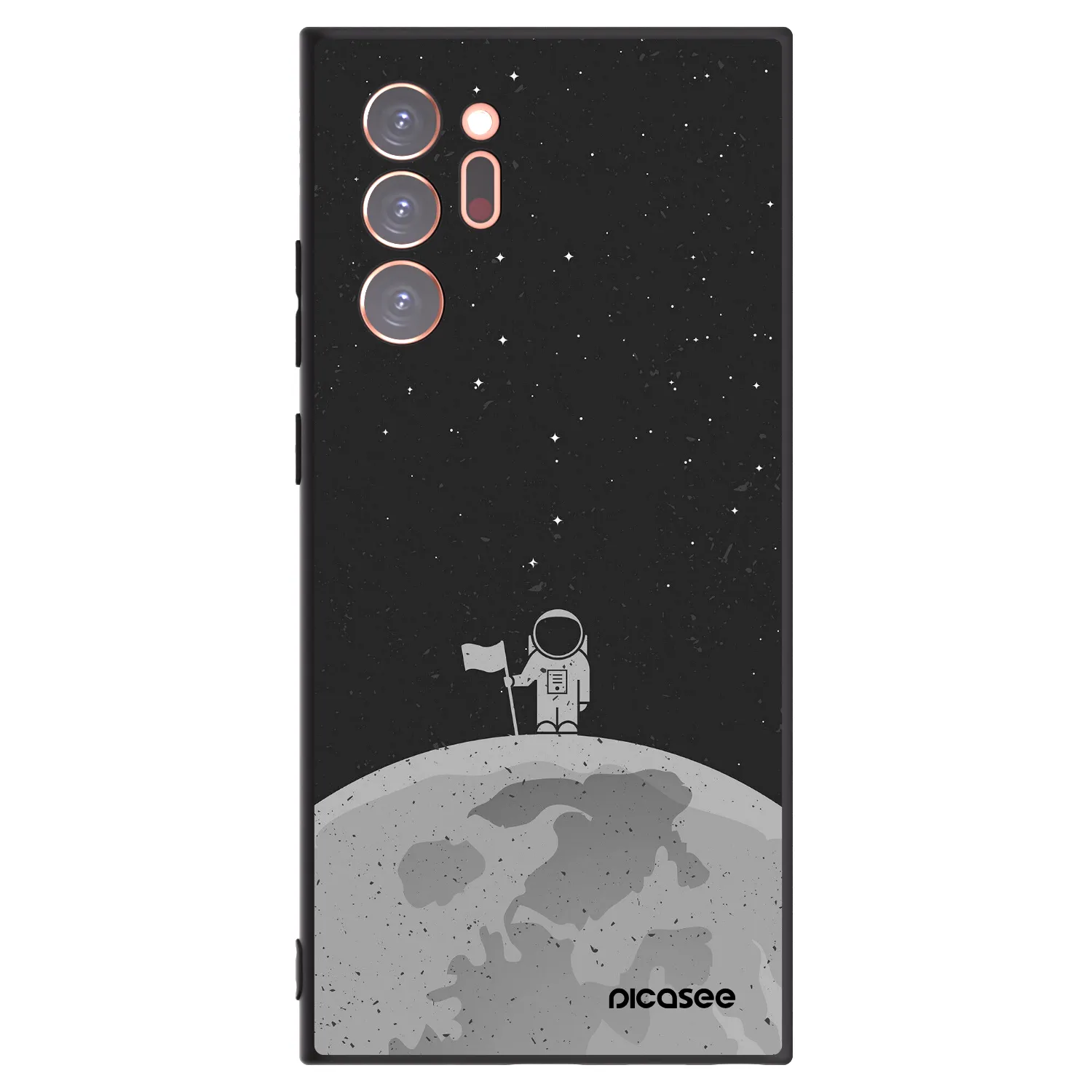 Picasee fekete szilikon tok az alábbi mobiltelefonokra Samsung Galaxy Note 20 Ultra - Astronaut