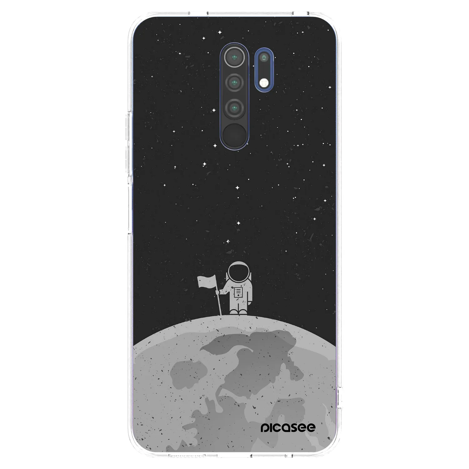 Picasee átlátszó szilikon tok az alábbi mobiltelefonokra Xiaomi Redmi 9 - Astronaut