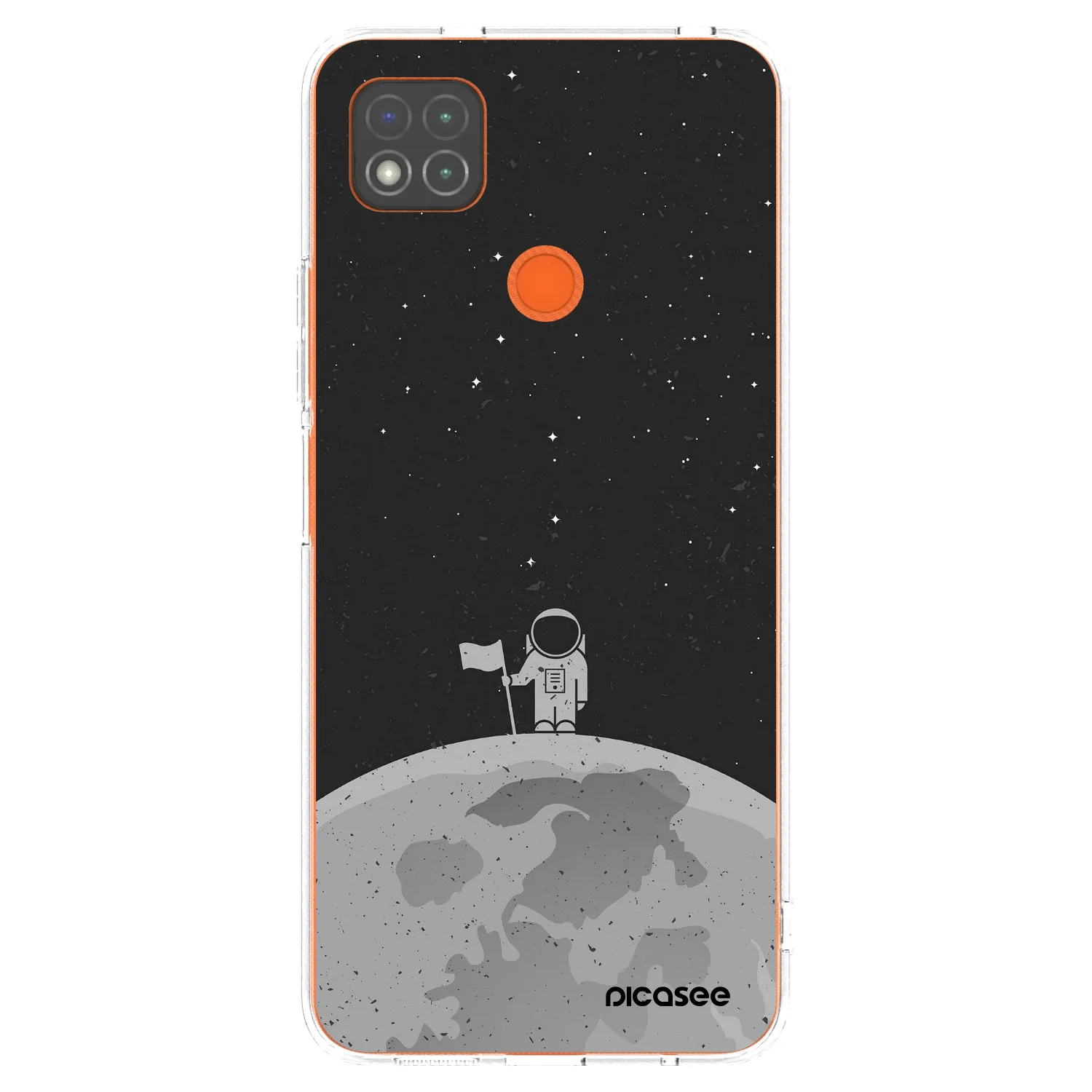 Picasee átlátszó szilikon tok az alábbi mobiltelefonokra Xiaomi Redmi 9C - Astronaut