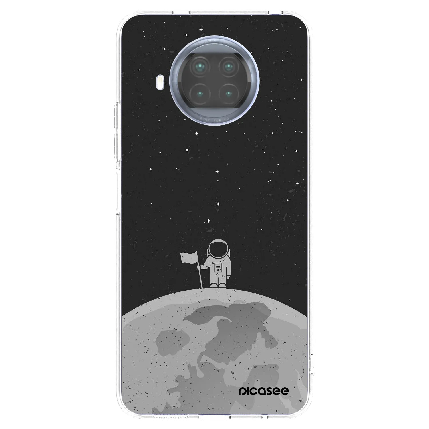 Picasee átlátszó szilikon tok az alábbi mobiltelefonokra Xiaomi Mi 10T Lite - Astronaut