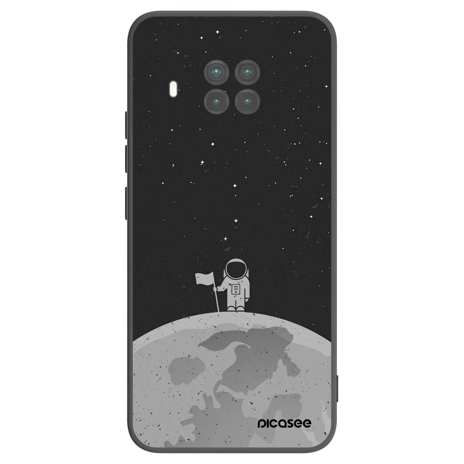 Picasee fekete szilikon tok az alábbi mobiltelefonokra Xiaomi Mi 10T Lite - Astronaut