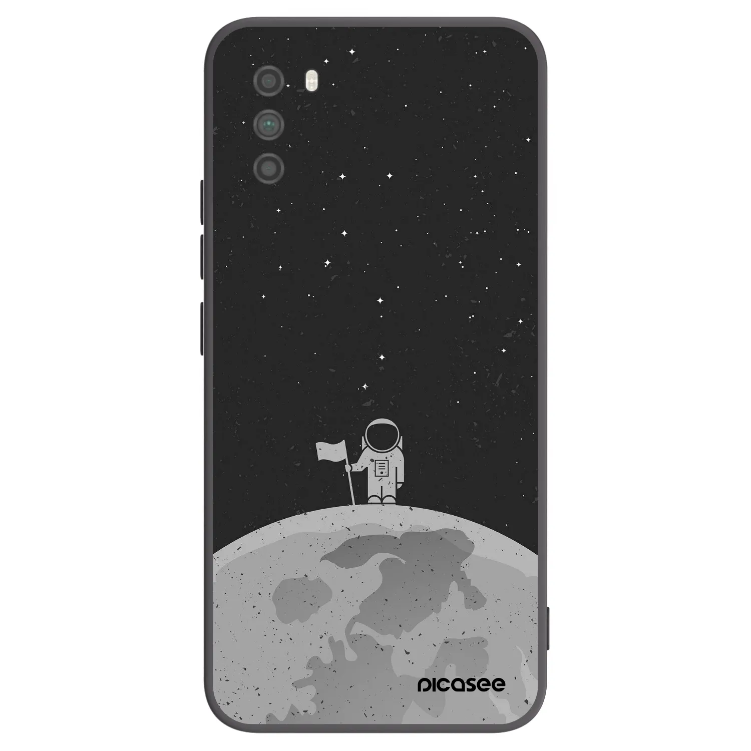 Picasee fekete szilikon tok az alábbi mobiltelefonokra Xiaomi Poco M3 - Astronaut