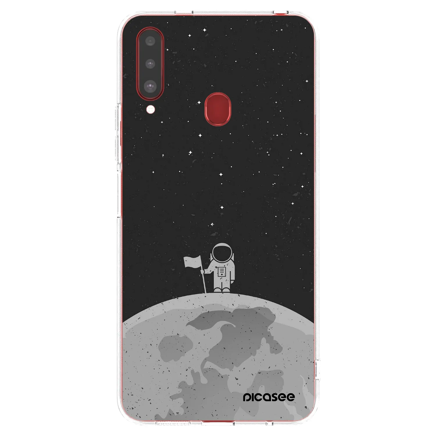 Picasee átlátszó szilikon tok az alábbi mobiltelefonokra Samsung Galaxy A20s - Astronaut