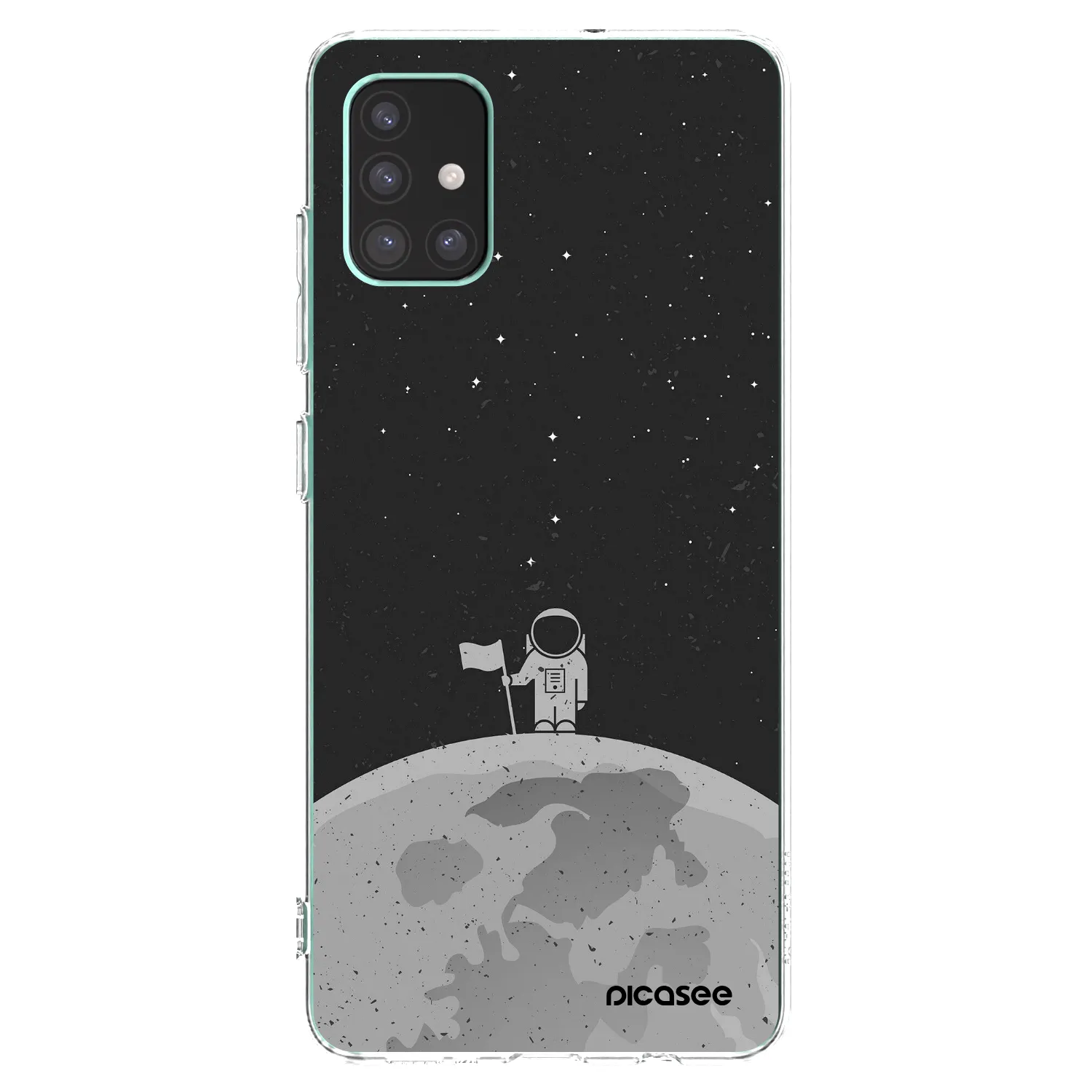 Picasee átlátszó szilikon tok az alábbi mobiltelefonokra Samsung Galaxy M51 M515F - Astronaut