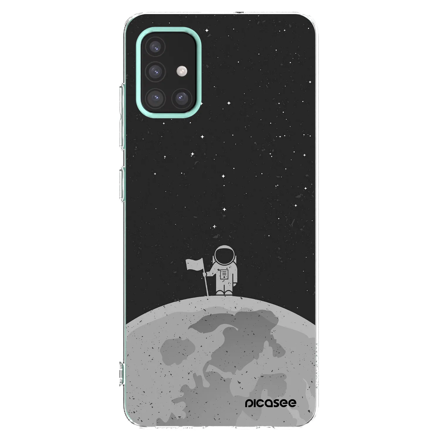 Picasee átlátszó szilikon tok az alábbi mobiltelefonokra Samsung Galaxy M31s - Astronaut