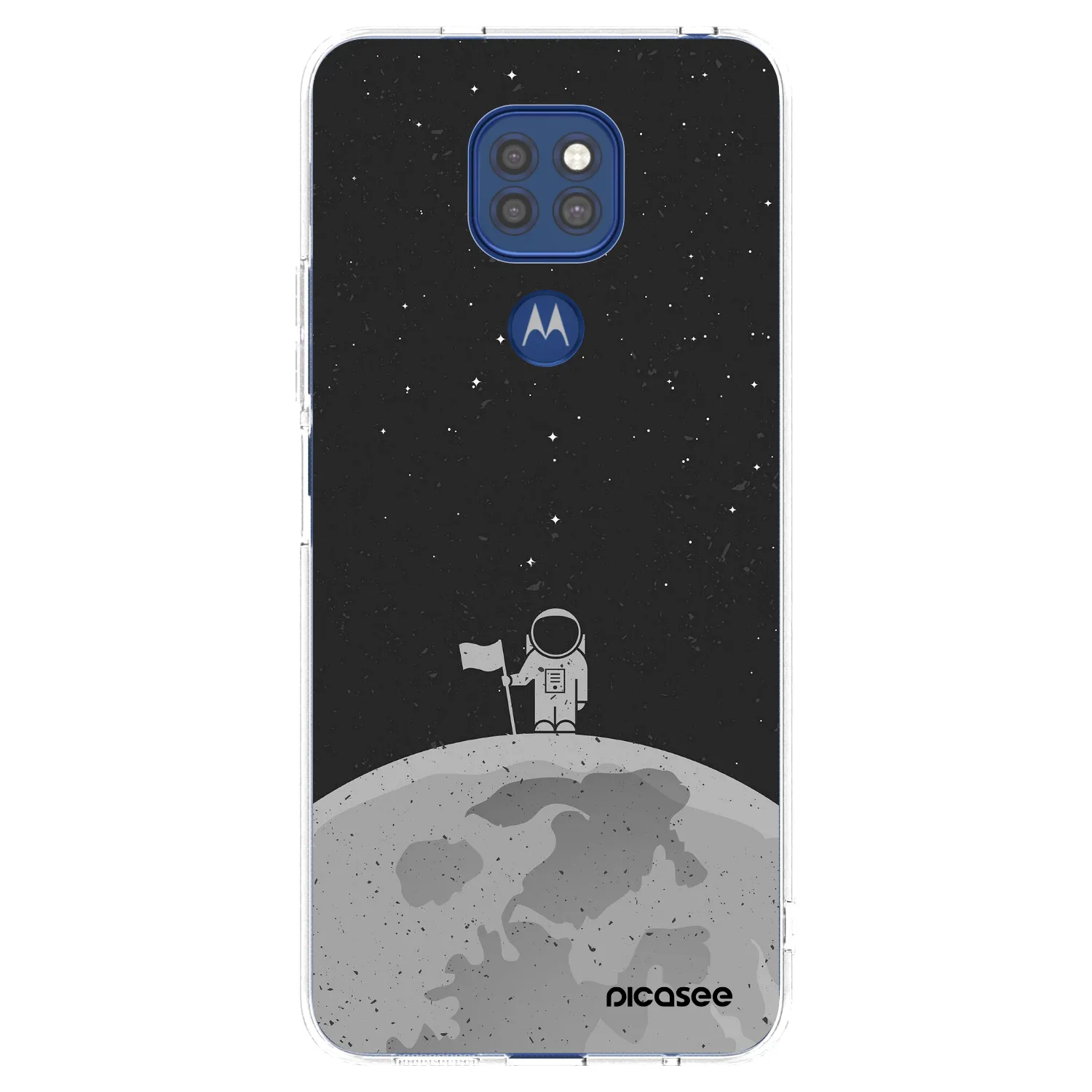 Picasee átlátszó szilikon tok az alábbi mobiltelefonokra Motorola Moto G9 Play - Astronaut