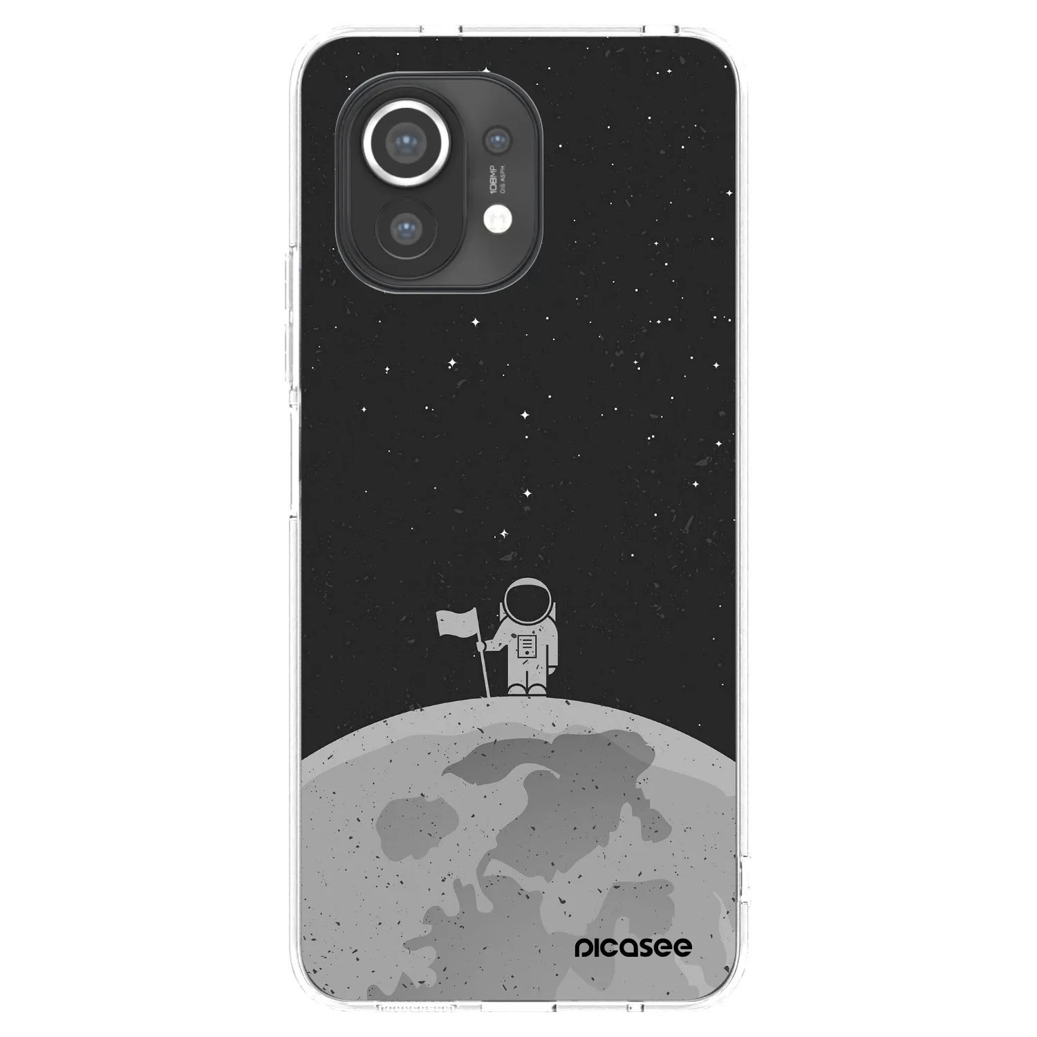 Picasee átlátszó szilikon tok az alábbi mobiltelefonokra Xiaomi Mi 11 - Astronaut