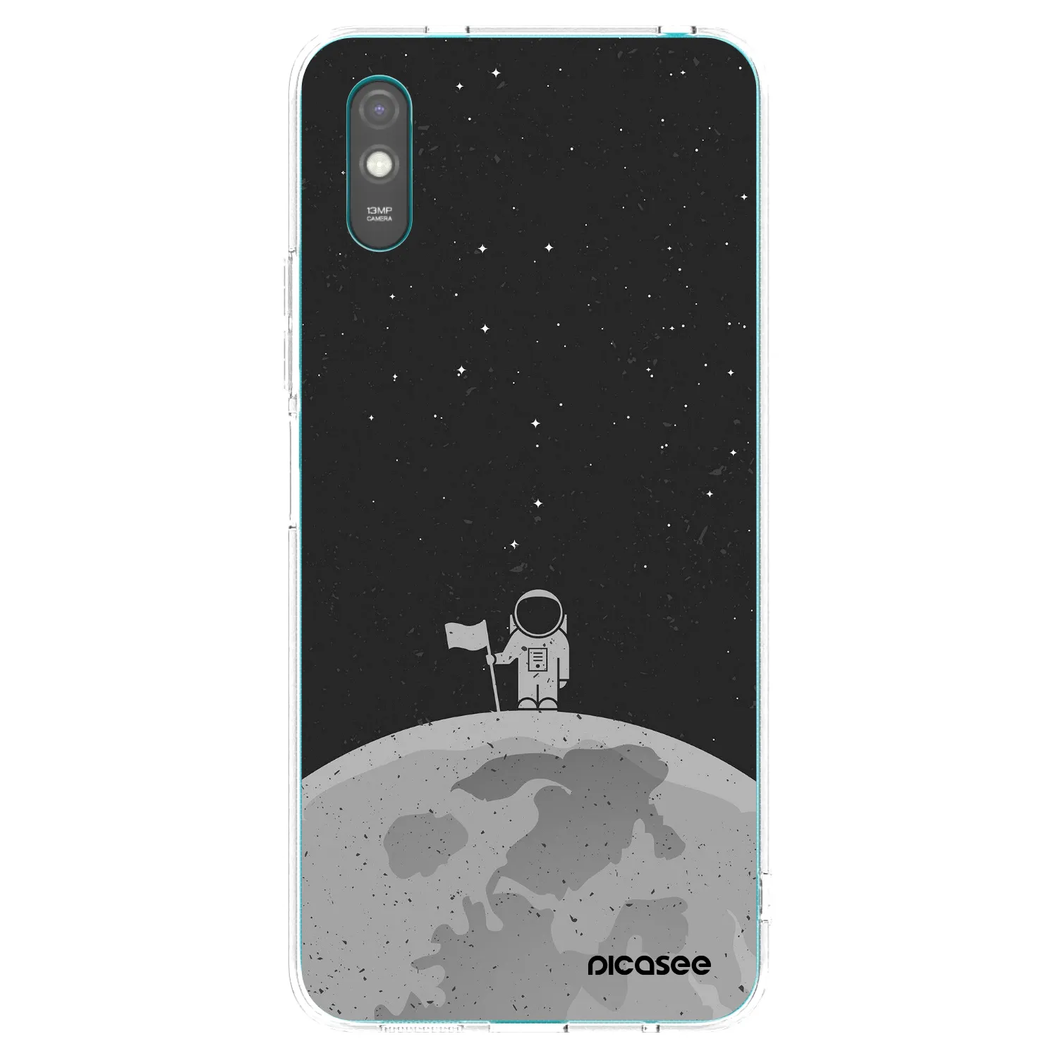 Picasee átlátszó szilikon tok az alábbi mobiltelefonokra Xiaomi Redmi 9AT - Astronaut