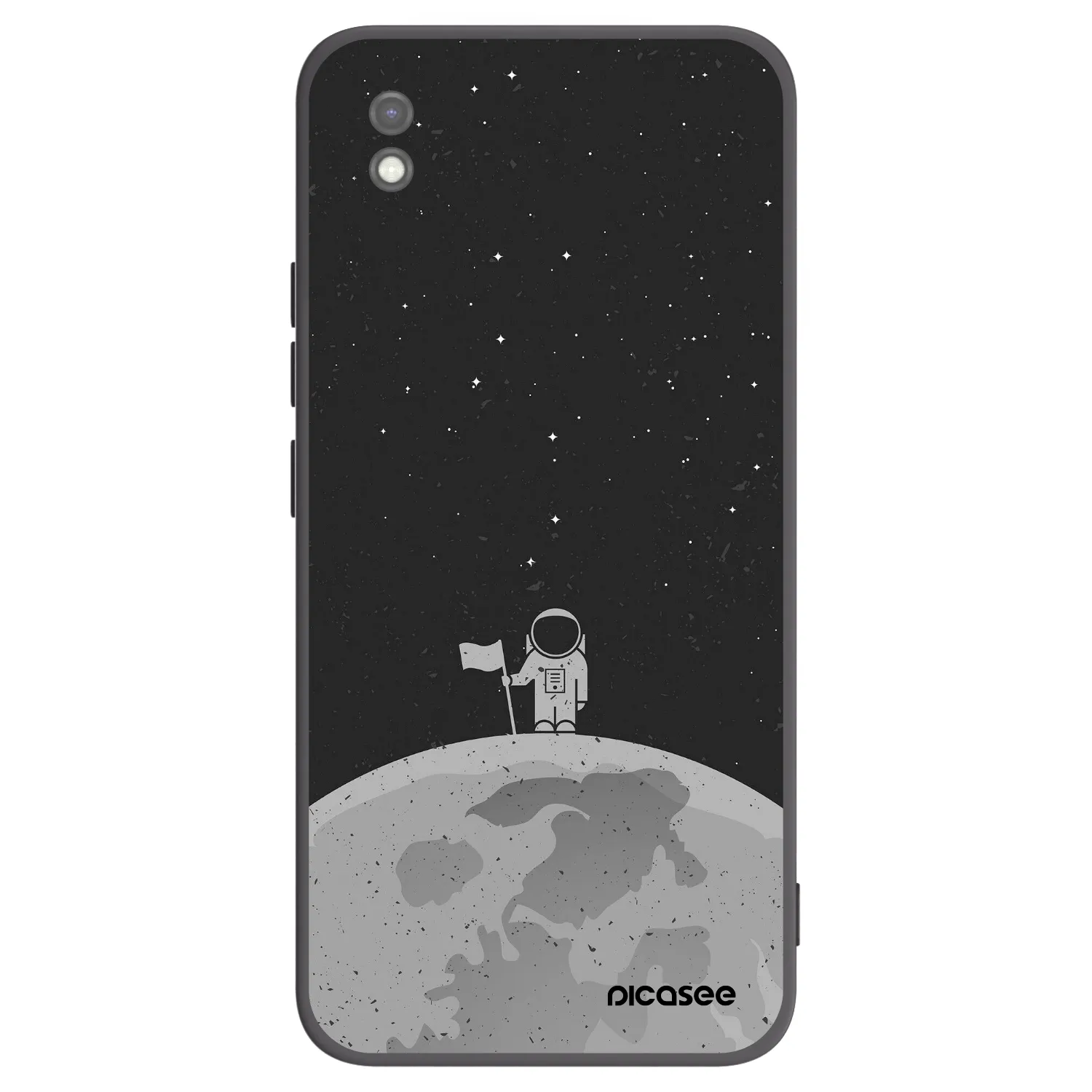 Picasee fekete szilikon tok az alábbi mobiltelefonokra Xiaomi Redmi 9AT - Astronaut