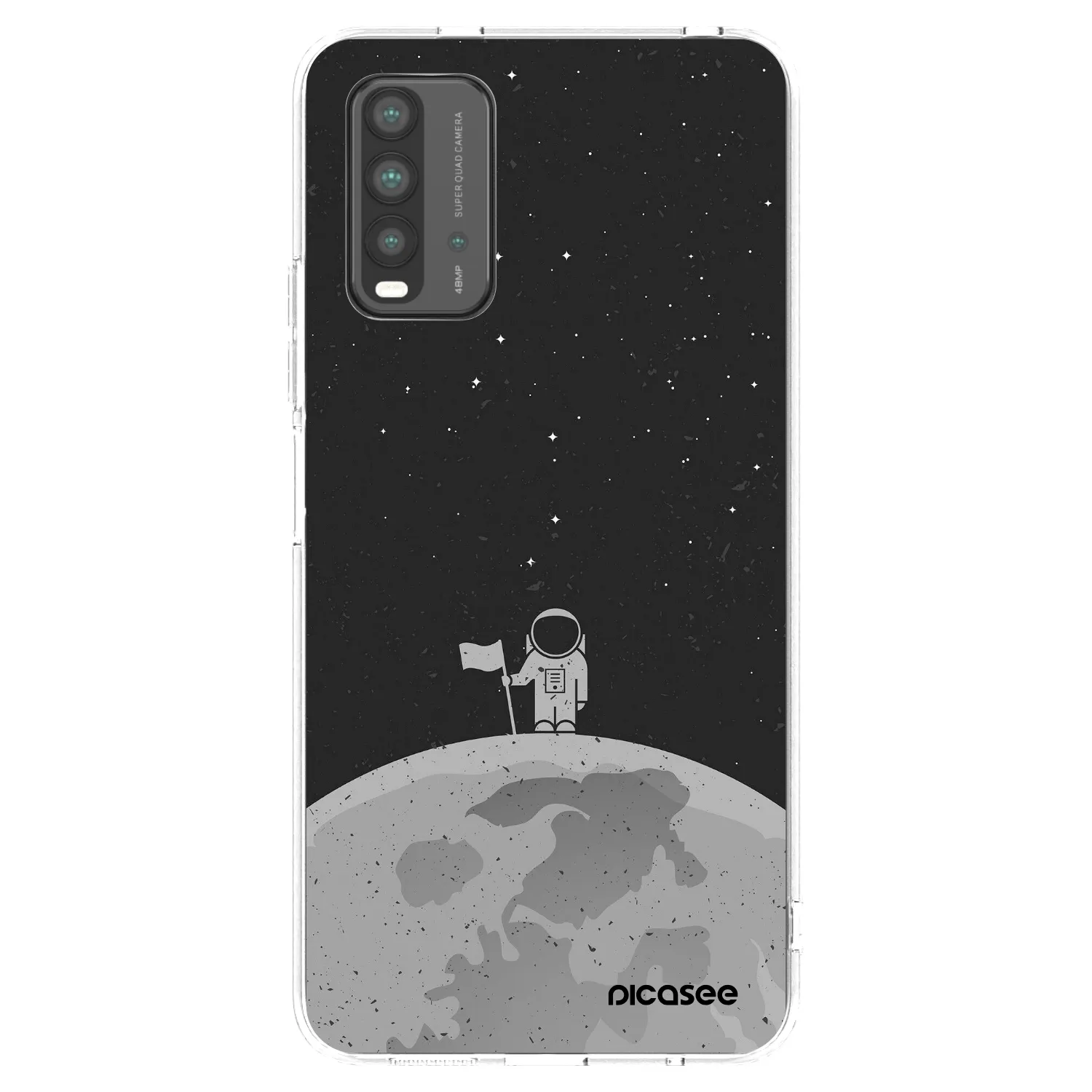 Picasee átlátszó szilikon tok az alábbi mobiltelefonokra Xiaomi Redmi 9T - Astronaut