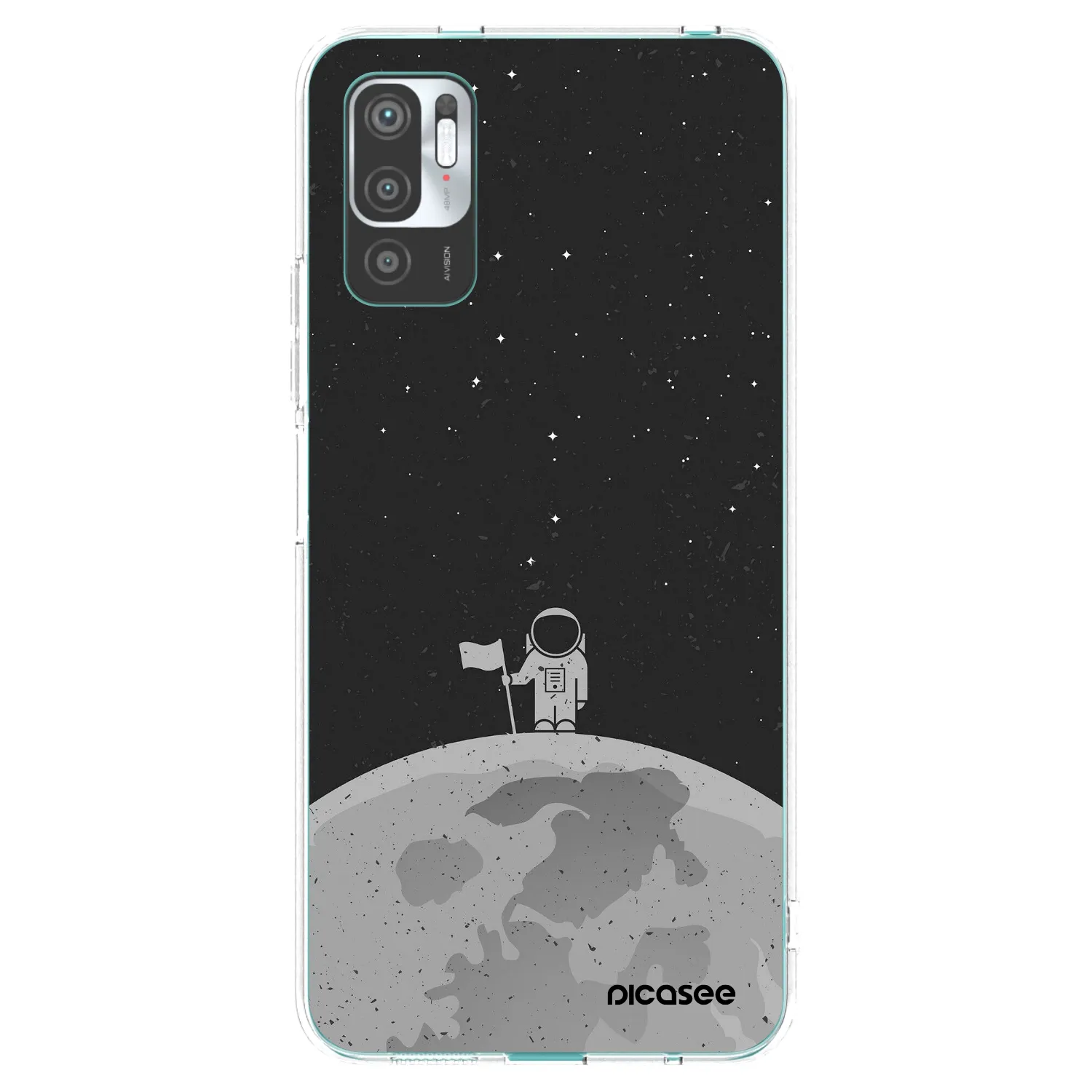 Picasee átlátszó szilikon tok az alábbi mobiltelefonokra Xiaomi Redmi Note 10 5G - Astronaut