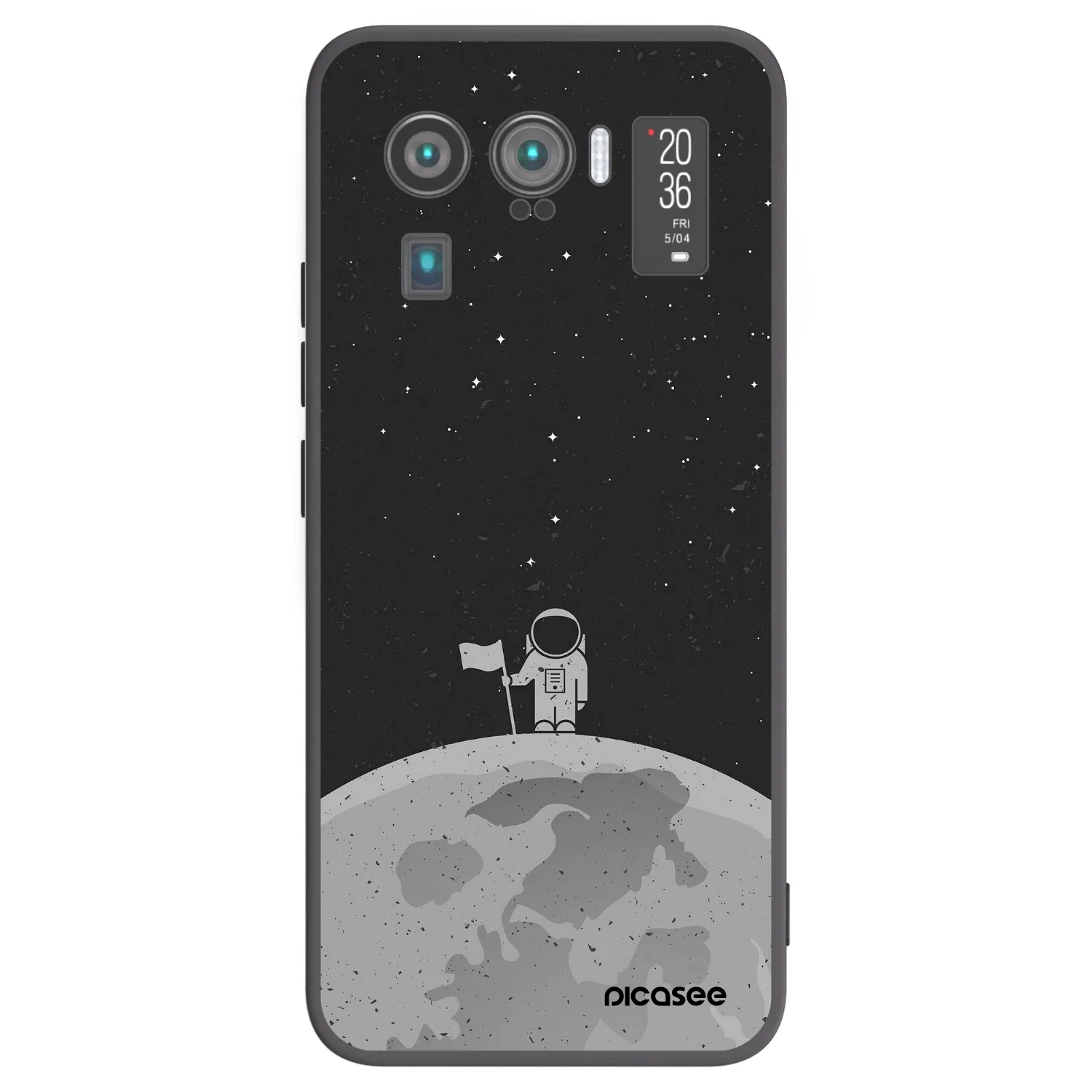 Picasee fekete szilikon tok az alábbi mobiltelefonokra Xiaomi Mi 11 Ultra - Astronaut