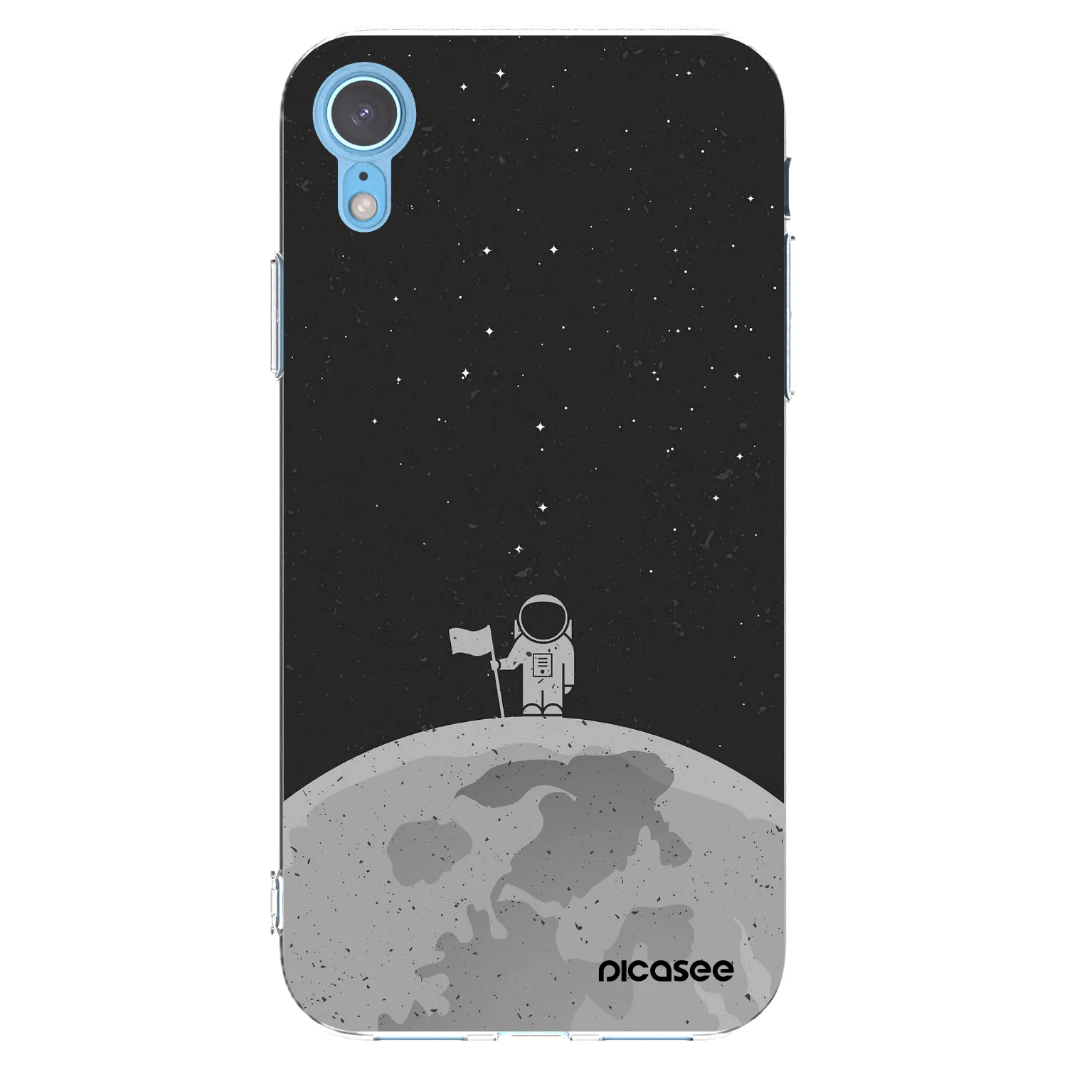 Picasee átlátszó szilikon tok az alábbi mobiltelefonokra Apple iPhone XR - Astronaut
