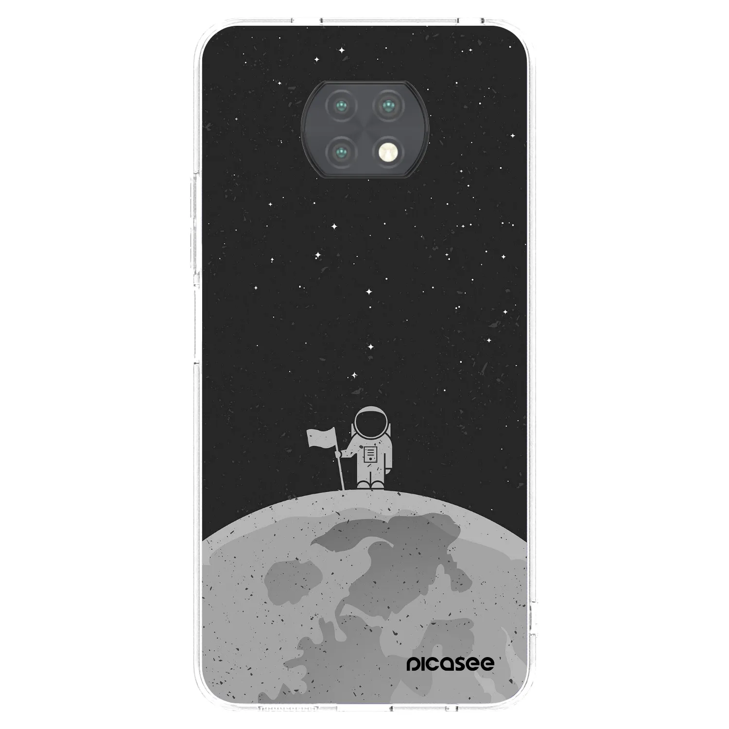 Picasee átlátszó szilikon tok az alábbi mobiltelefonokra Xiaomi Redmi Note 9T - Astronaut