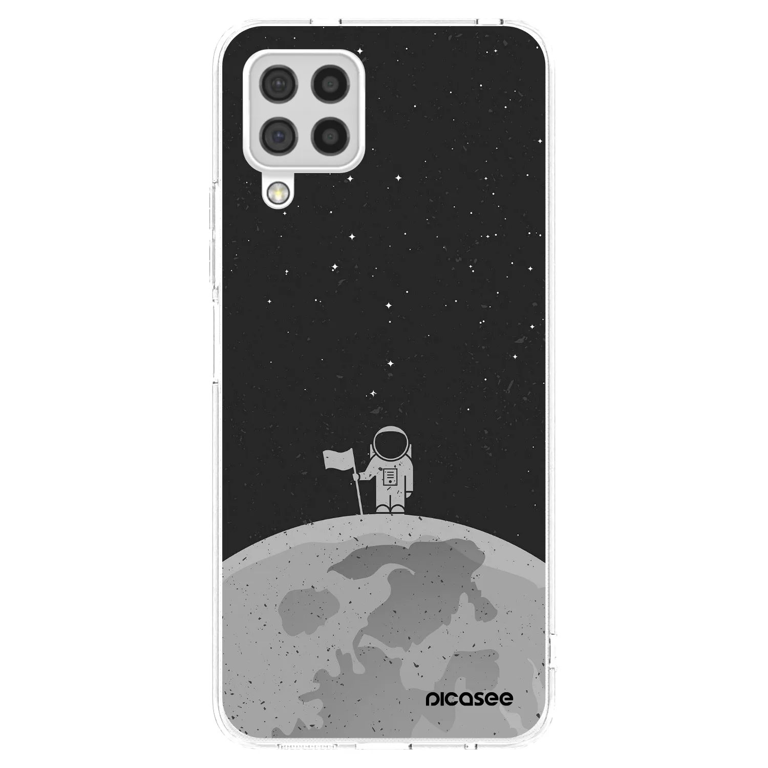 Picasee átlátszó szilikon tok az alábbi mobiltelefonokra Samsung Galaxy A22 A225F 4G - Astronaut
