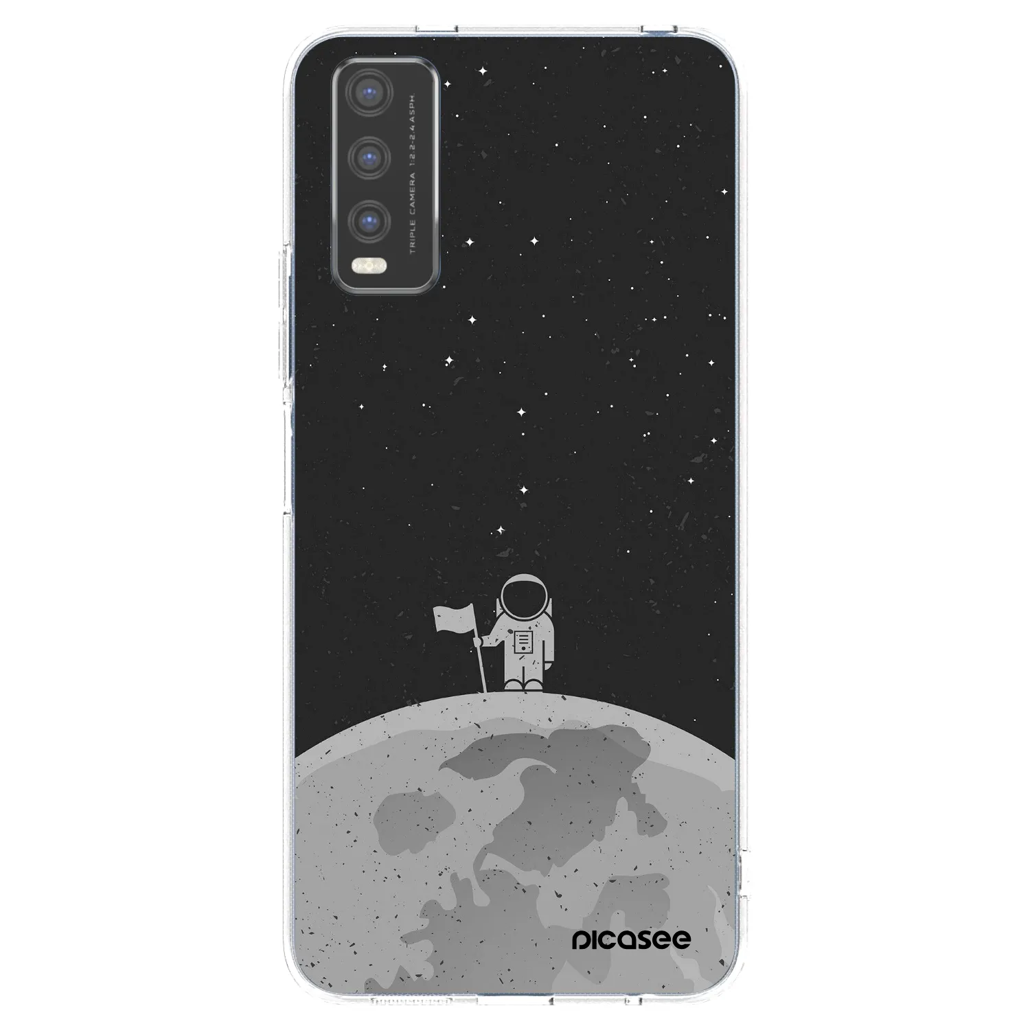 Picasee átlátszó szilikon tok az alábbi mobiltelefonokra Vivo Y20s - Astronaut