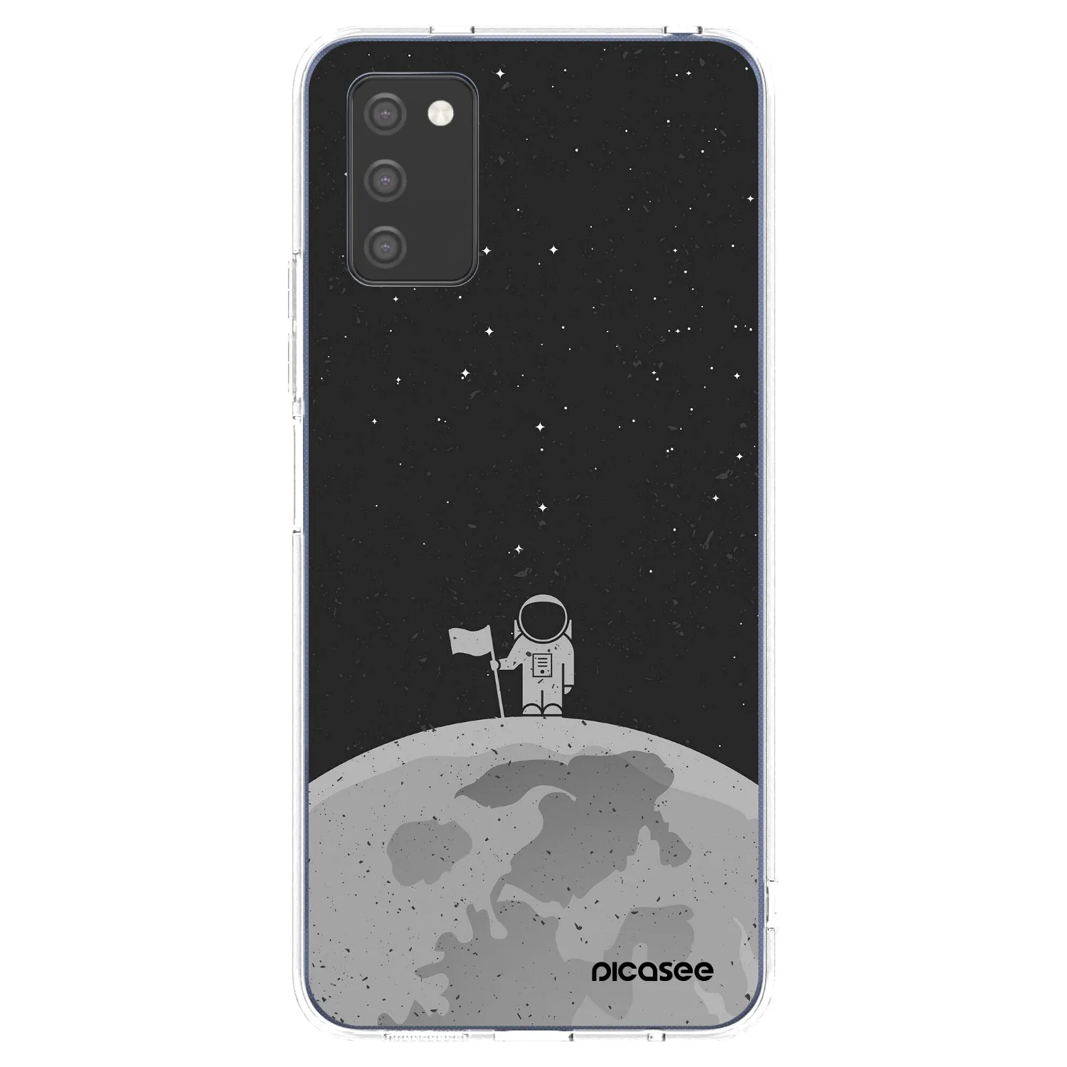 Picasee átlátszó szilikon tok az alábbi mobiltelefonokra Samsung Galaxy A03s A037G - Astronaut