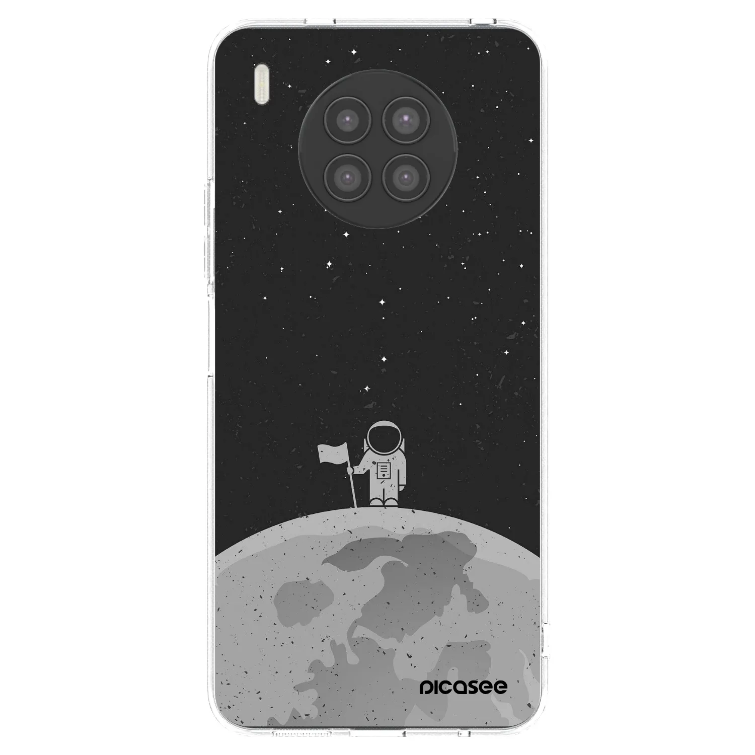 Picasee átlátszó szilikon tok az alábbi mobiltelefonokra Huawei Nova 8i - Astronaut