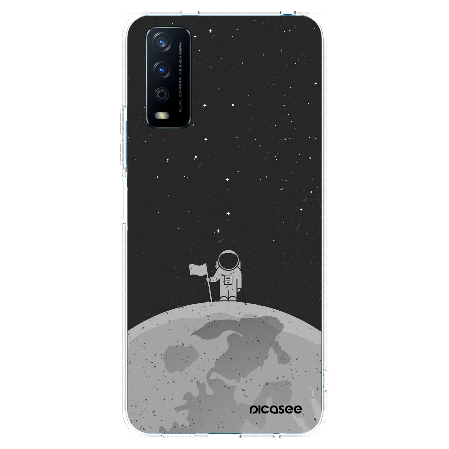 Picasee átlátszó szilikon tok az alábbi mobiltelefonokra Vivo Y11s - Astronaut